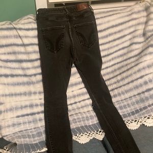 Hollister Black ripped jeans size 1R W25; L30